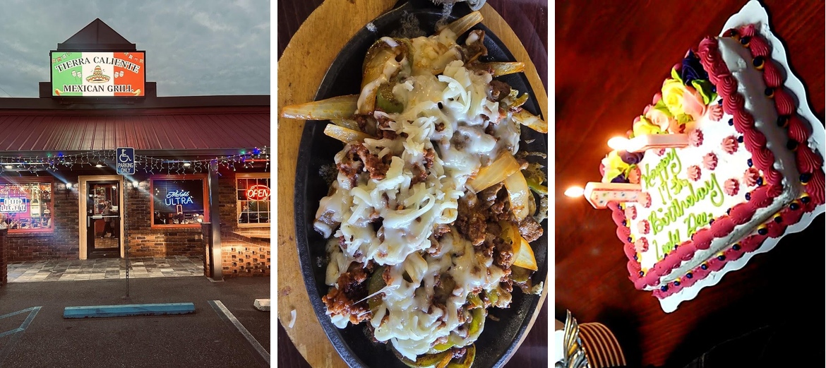 Tierra Caliente Mexican Grill Menu