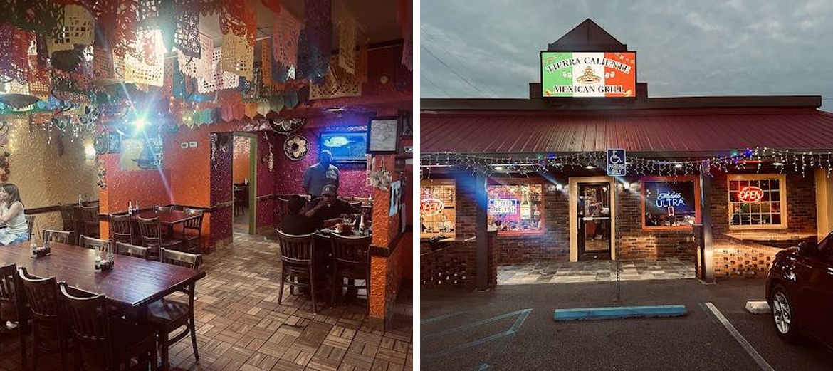 Tierra Caliente Mexican Grill Menu