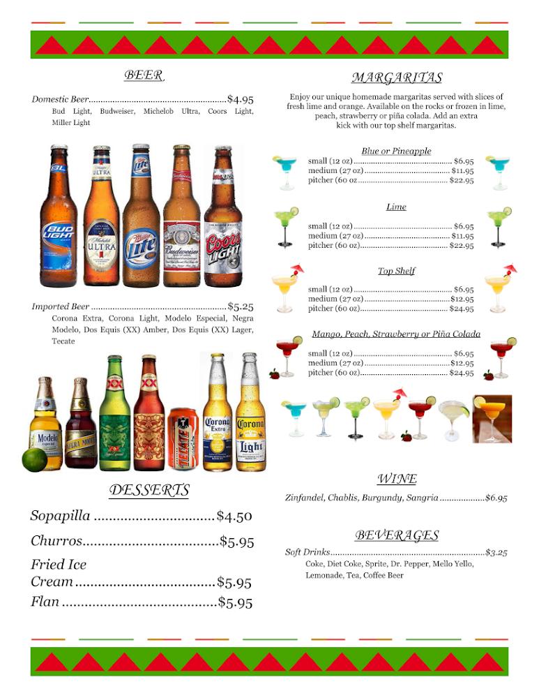 Tierra Caliente Mexican Grill Menu image 1